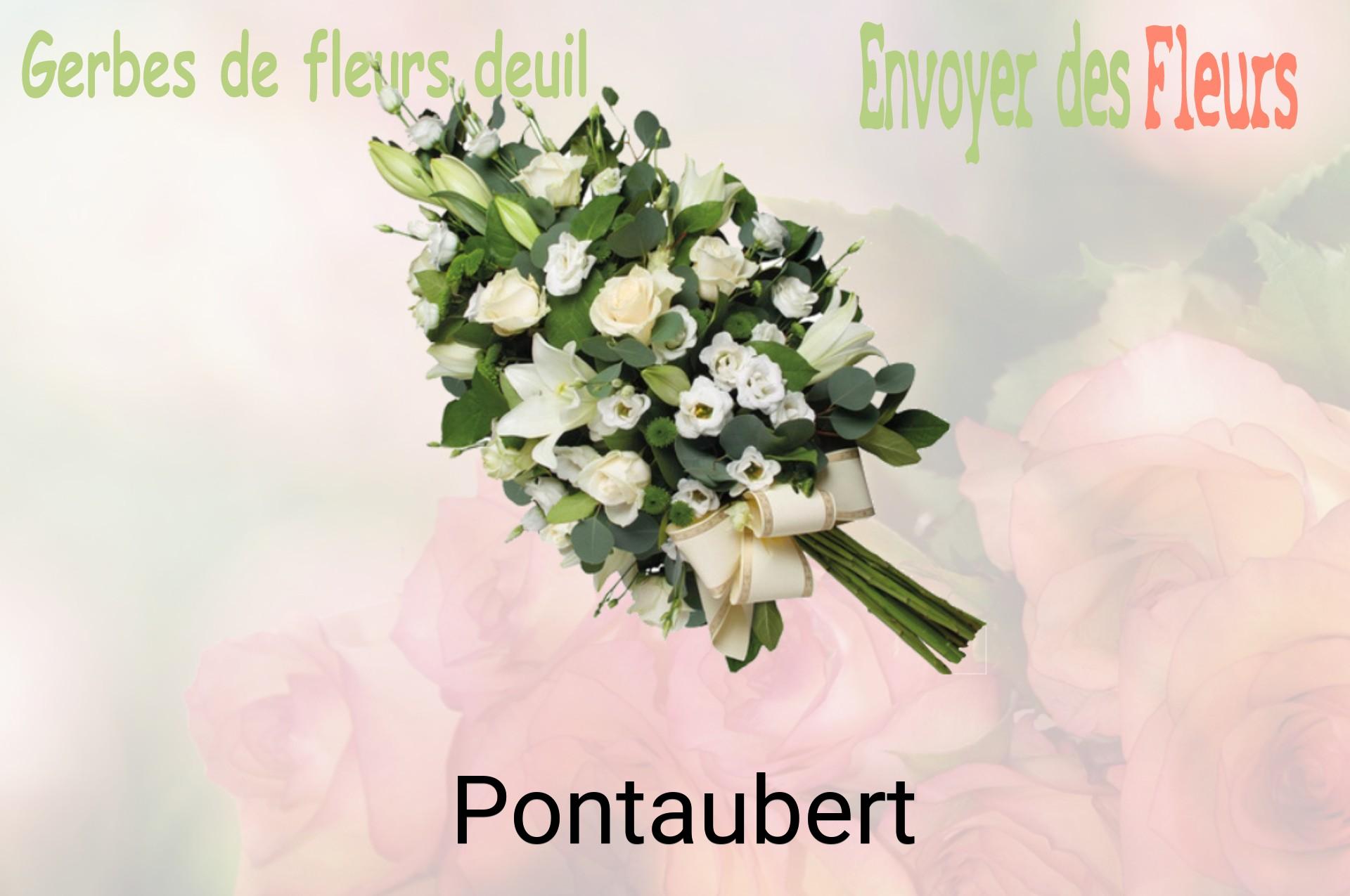 Gerbe de fleurs de deuil livrée à Pontaubert